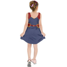 Kid's Captain Marvel Inspired Sleeveless Dress