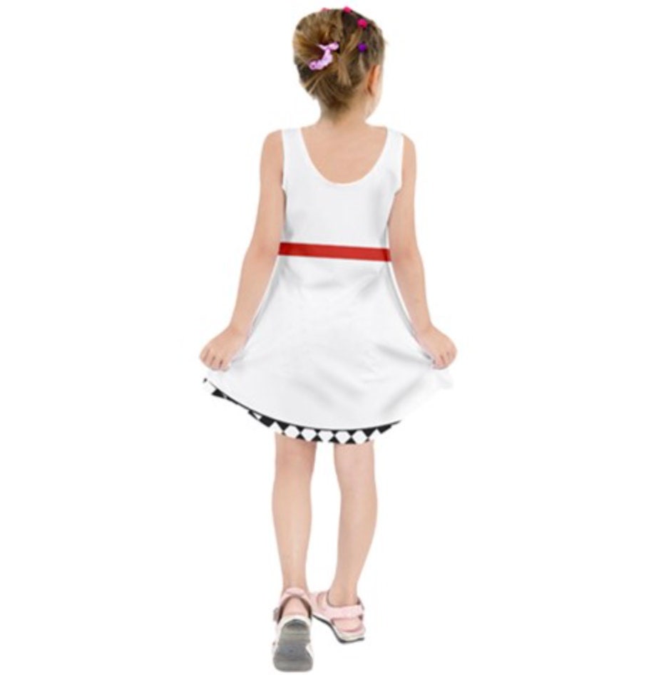 Kid's Chef Minnie Inspired Sleeveless Dress
