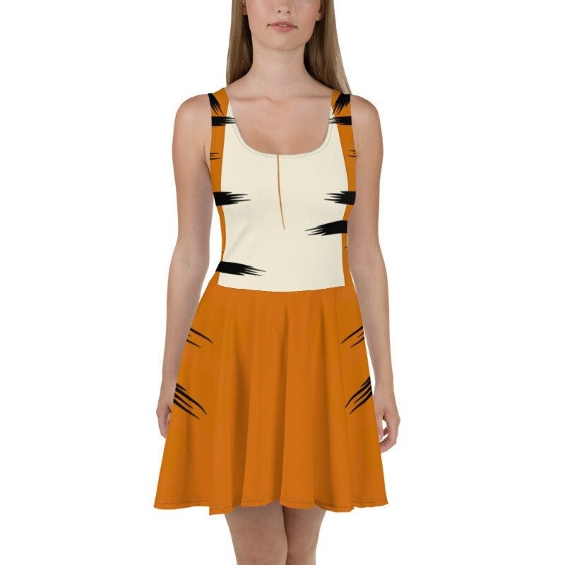 RUSH ORDER: Tigger Winnie the Pooh Inspired Skater Dress
