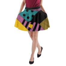 Sally The Nightmare Before Christmas Inspired High Waisted POCKET Skirt