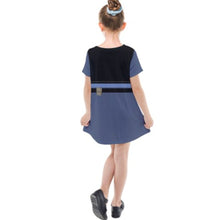 Kid's Judy Hopps Zootopia Inspired Short Sleeve Dress