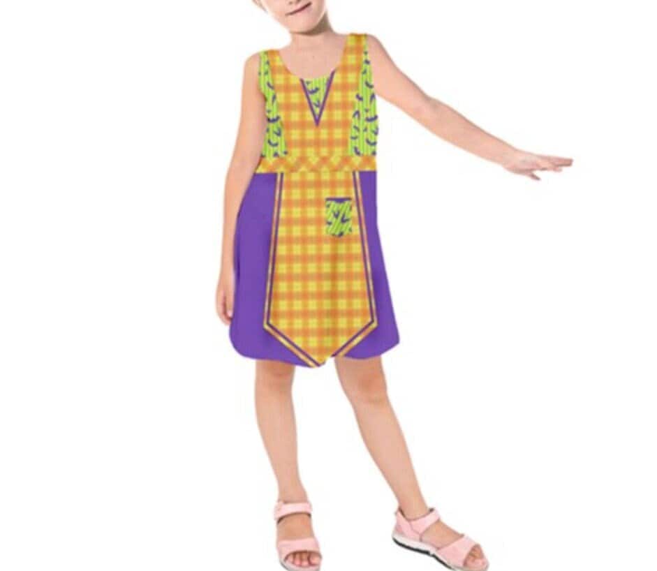 Kid's Mickey's Not So Scary Halloween Cast Member Inspired Sleeveless Dress
