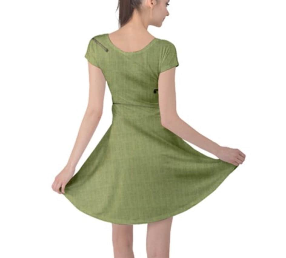 Oogie Boogie The Nightmare Before Christmas Inspired Cap Sleeve Skater Dress