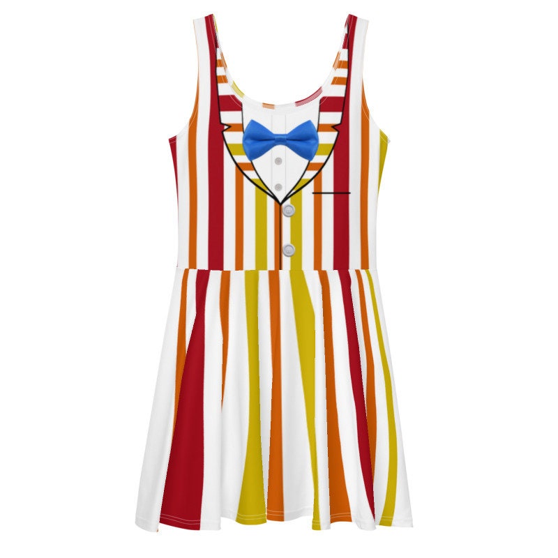 RUSH ORDER: Bert Mary Poppins Inspired Skater Dress