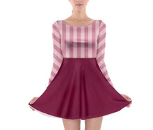 Edith Despicable Me Inspired Long Sleeve Skater Dress
