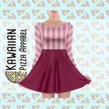 Edith Despicable Me Inspired Long Sleeve Skater Dress