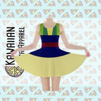 RUSH ORDER: Green Mulan Inspired Skater Dress