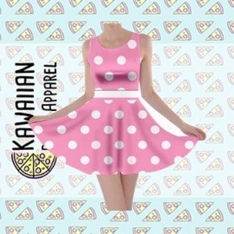 RUSH ORDER: Minnie Pink Inspired Skater Dress