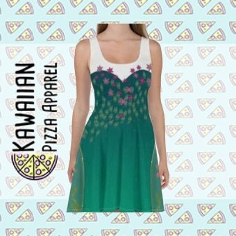 RUSH ORDER: Elsa Frozen Fever Inspired Skater Dress