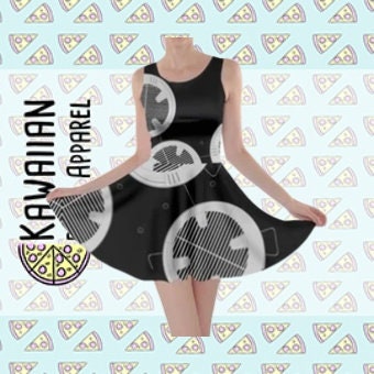 RUSH ORDER: BB-9E Star Wars Inspired Skater Dress