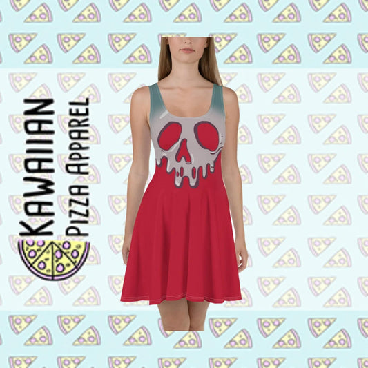 RUSH ORDER: Poison Apple Snow White and the Seven Dwarfs Inspired Skater Dress