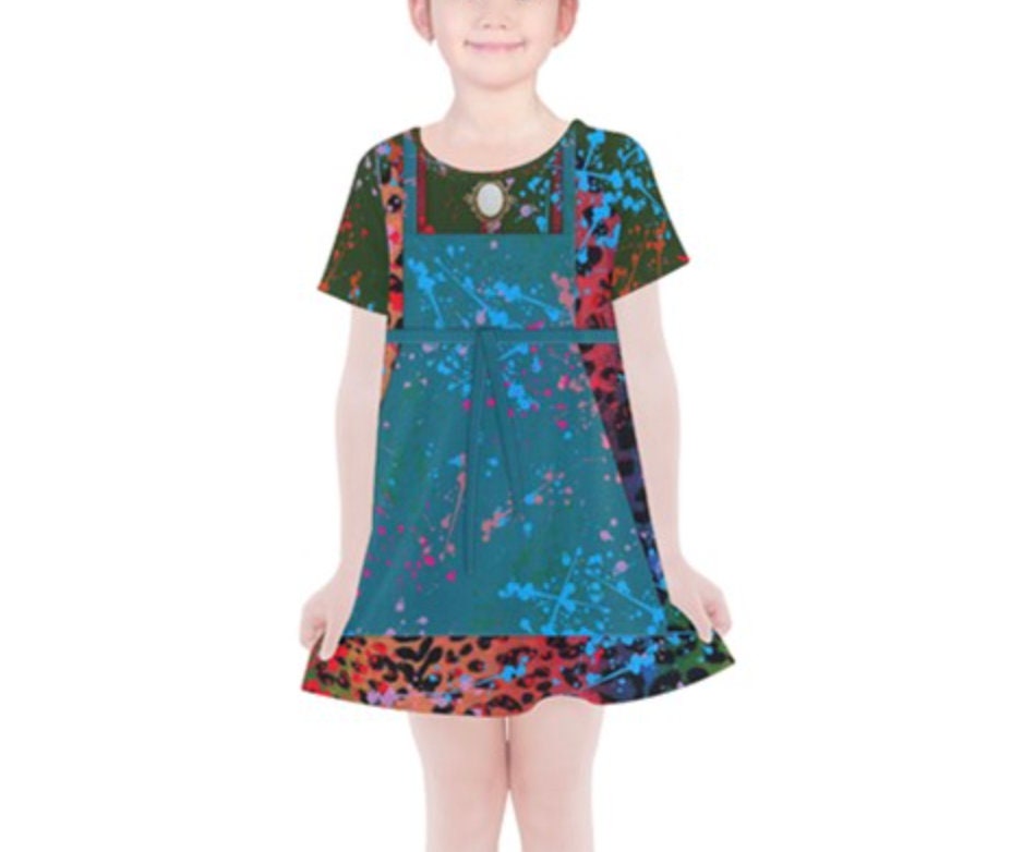 Kid's Dizzy Descendants 2 Inspired Short Sleeve Dress