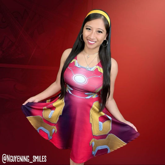 RUSH ORDER: Iron Man Inspired Skater Dress