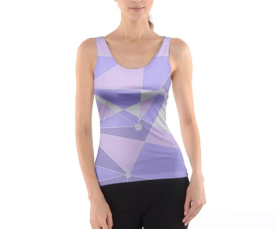 Women's Purple Wall Inspired Tank Top