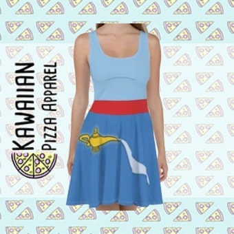 RUSH ORDER: Genie Aladdin Inspired Skater Dress