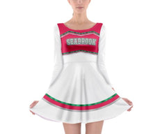 ZOMBIES 2 Cheerleader Inspired Long Sleeve Skater Dress