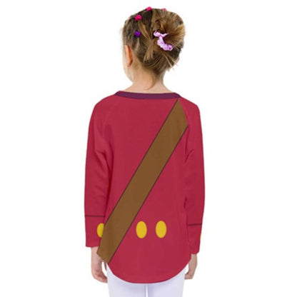 Kid's Captain Hook Peter Pan Inspired Long Sleeve Shirt