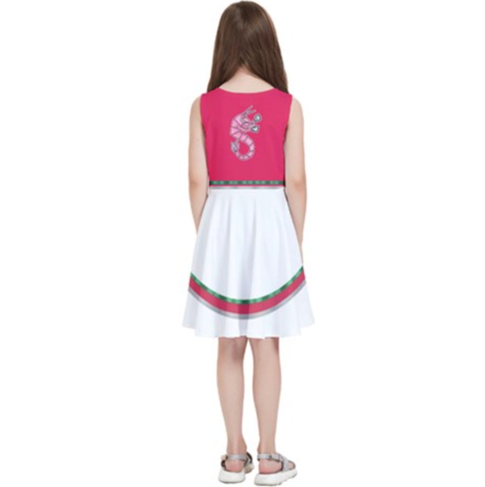 Kid's ZOMBIES 2 Inspired Sleeveless Skater Dress