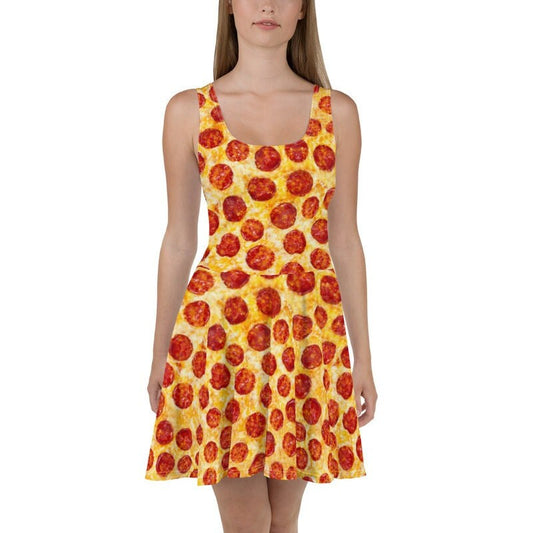 RUSH ORDER: Pepperoni Pizza Skater Dress