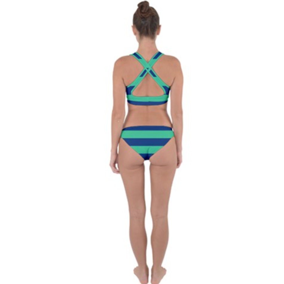 Nani Inspired Cross Back Hipster Bikini