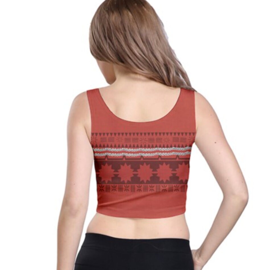 Moana Inspired Crop Top