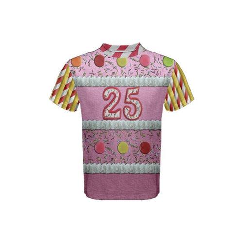RUSH ORDER: Men's 25th Anniversary Cinderella Castle Cake Inspired ATHLETIC Shirt