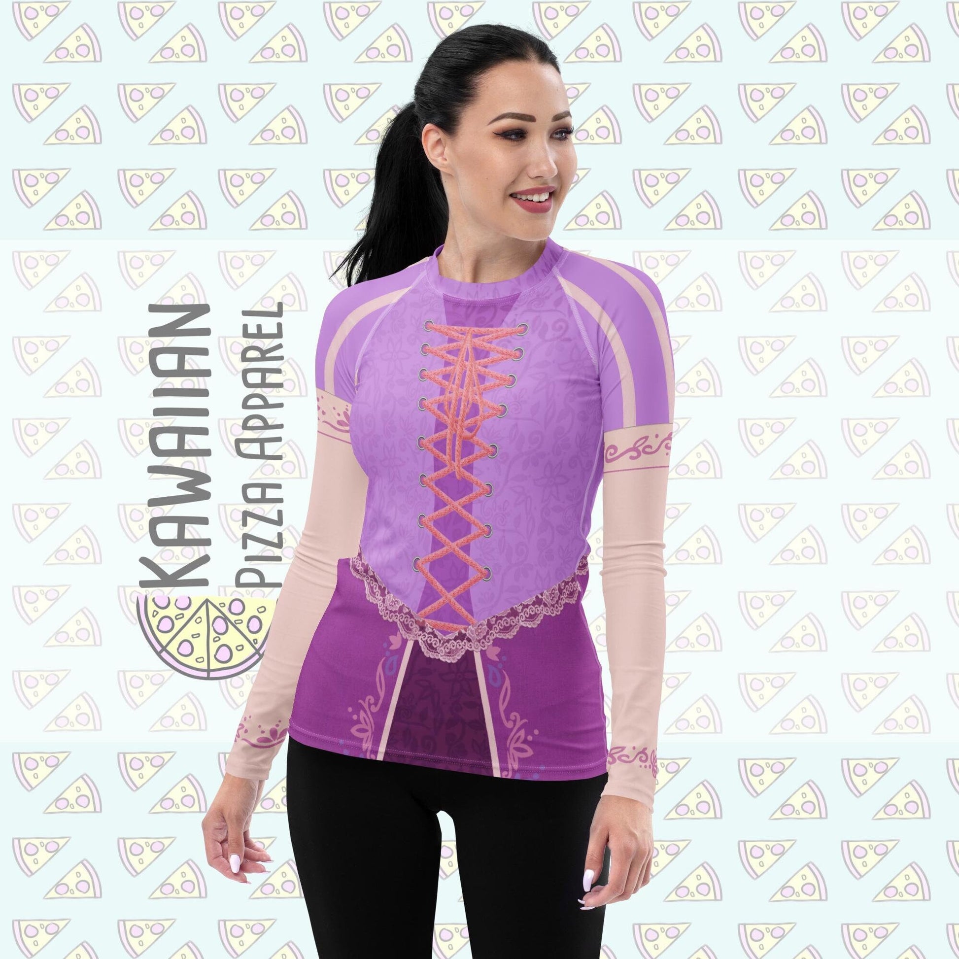 RUSH ORDER: Women's Rapunzel Inspired Long Sleeve ATHLETIC Shirt