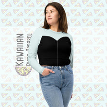 RUSH ORDER: Ariel Inspired Recycled long-sleeve crop top