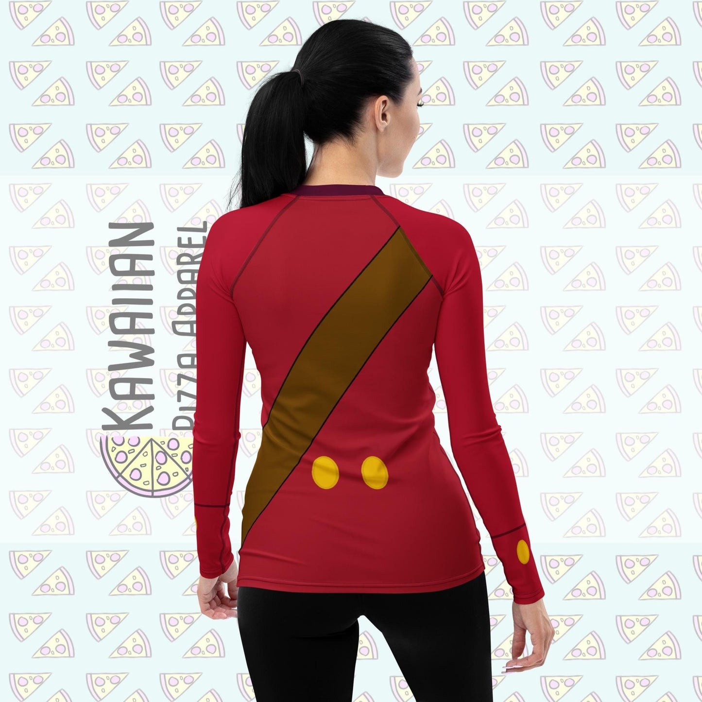 RUSH ORDER: Women&#39;s Captain Hook Inspired Long Sleeve ATHLETIC Shirt