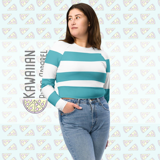 RUSH ORDER: Mr. Smee Inspired Recycled long-sleeve crop top