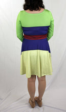 Green Mulan Inspired Long Sleeve Skater Dress