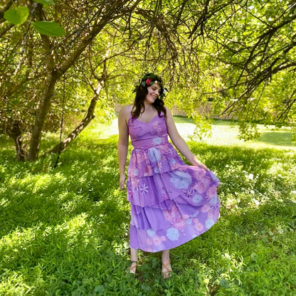 Isabela Inspired Layered Chiffon Dress