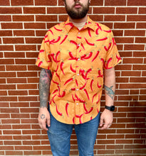 Gonzo The Muppets Inspired Short Sleeve Button Down Shirt